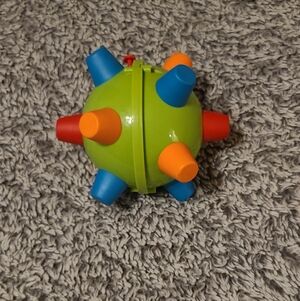 Spark Jiggles & Wiggles Bumpie Ball Sensory Developmental Learning Toy Green